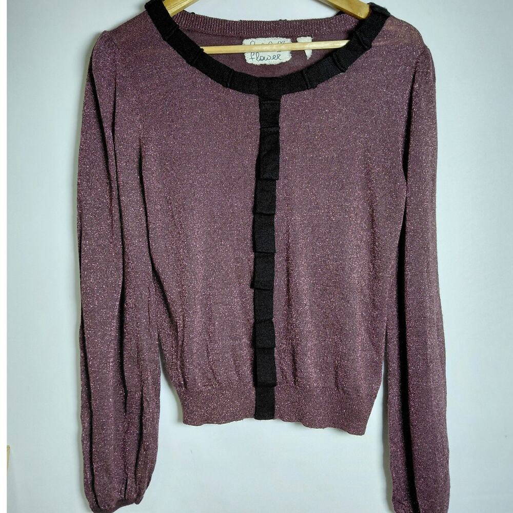 field flower ANTHROPOLOGIE Field Flower by Anthropologie Wool Blend Size S